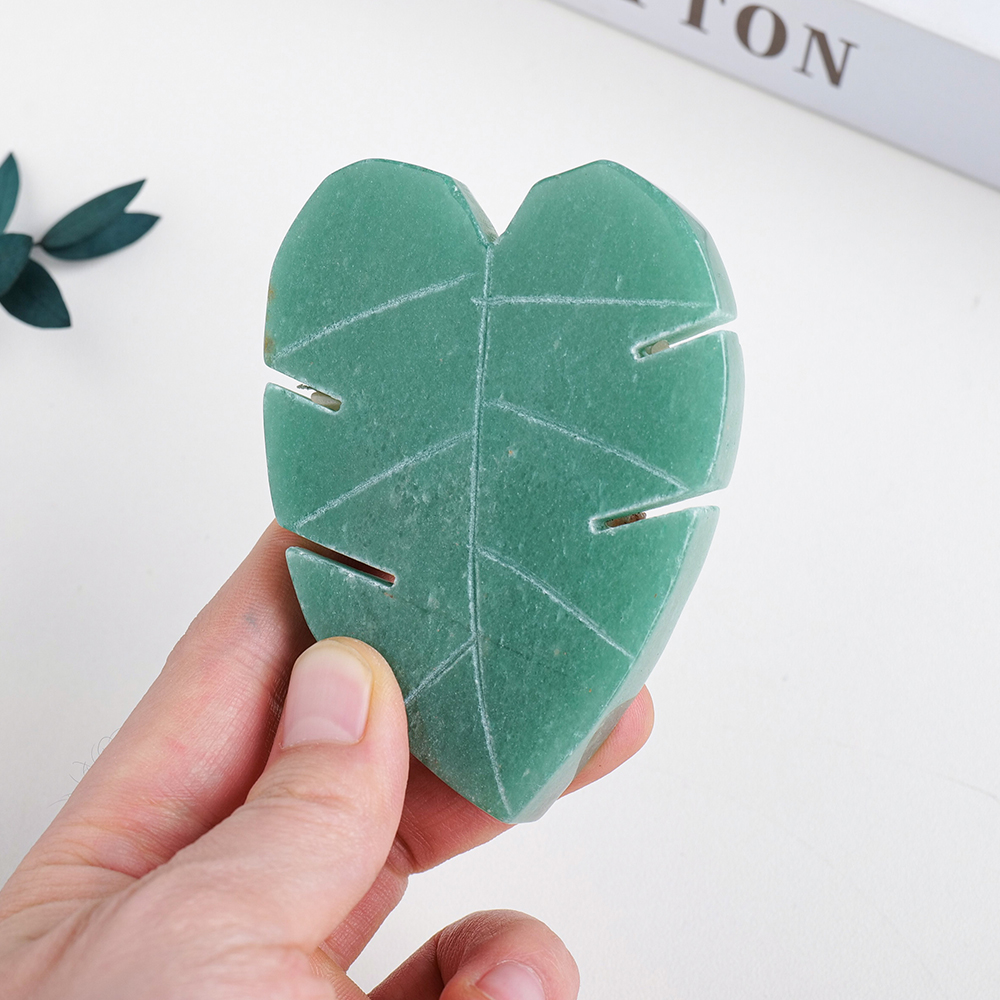 Aventurine Leaf