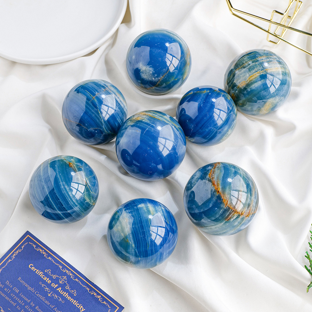 Blue Onyx Sphere