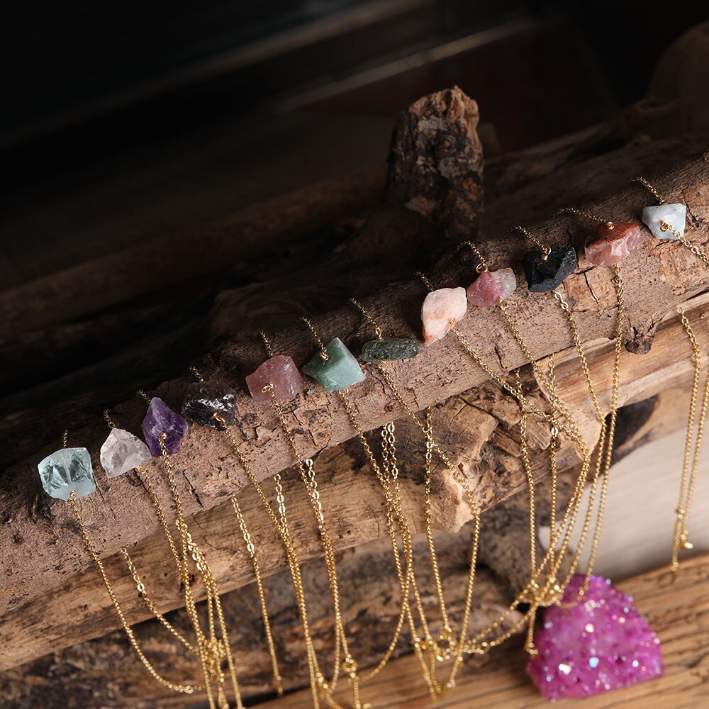 Crystal Chunk Necklace