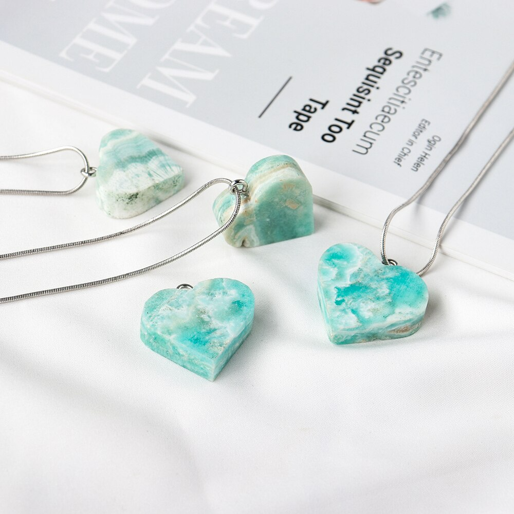 Calcite Heart Necklace