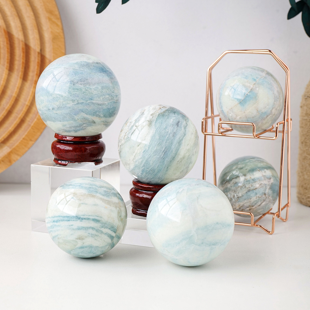 Blue Quartz Sphere